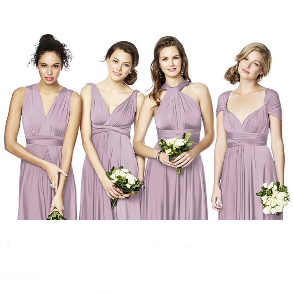 Peach/Coral Maxi Wrap Bridesmaid Dress